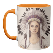 Load image into Gallery viewer, Mugs &#39;Lana Del Rey IV&#39; by Daniel Cash
