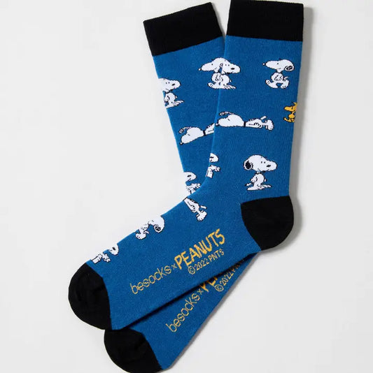 BeSnoopy Blue - 100% Organic Cotton Socks | Blue Small