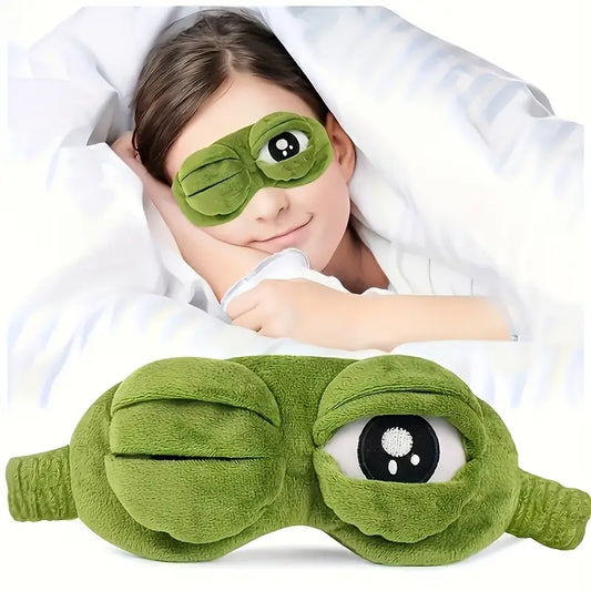 Frog Winking Sleeping Mask