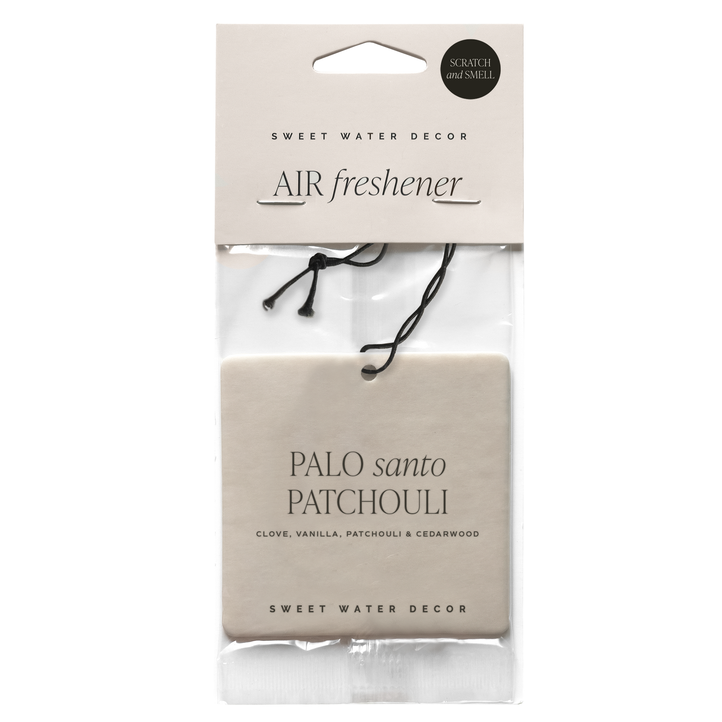 Palo Santo Patchouli Hanging Air Freshener - Gifts