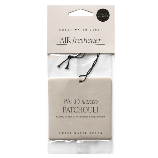 Palo Santo Patchouli Hanging Air Freshener - Gifts