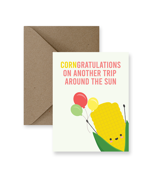 Corngratulations Birthday Card
