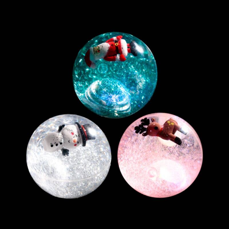 XTY1039:Jingle Bunch Christmas High Bounce LED Flashing Bo