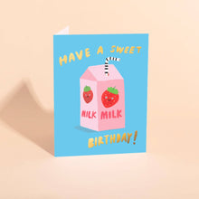 Load image into Gallery viewer, STRAWBERRY MILK - Birthday Card
