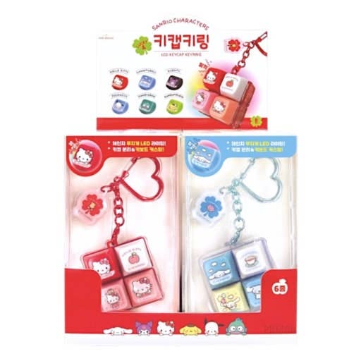 Hot-Selling Sanrio LED Custom Figure Keycap Keychain