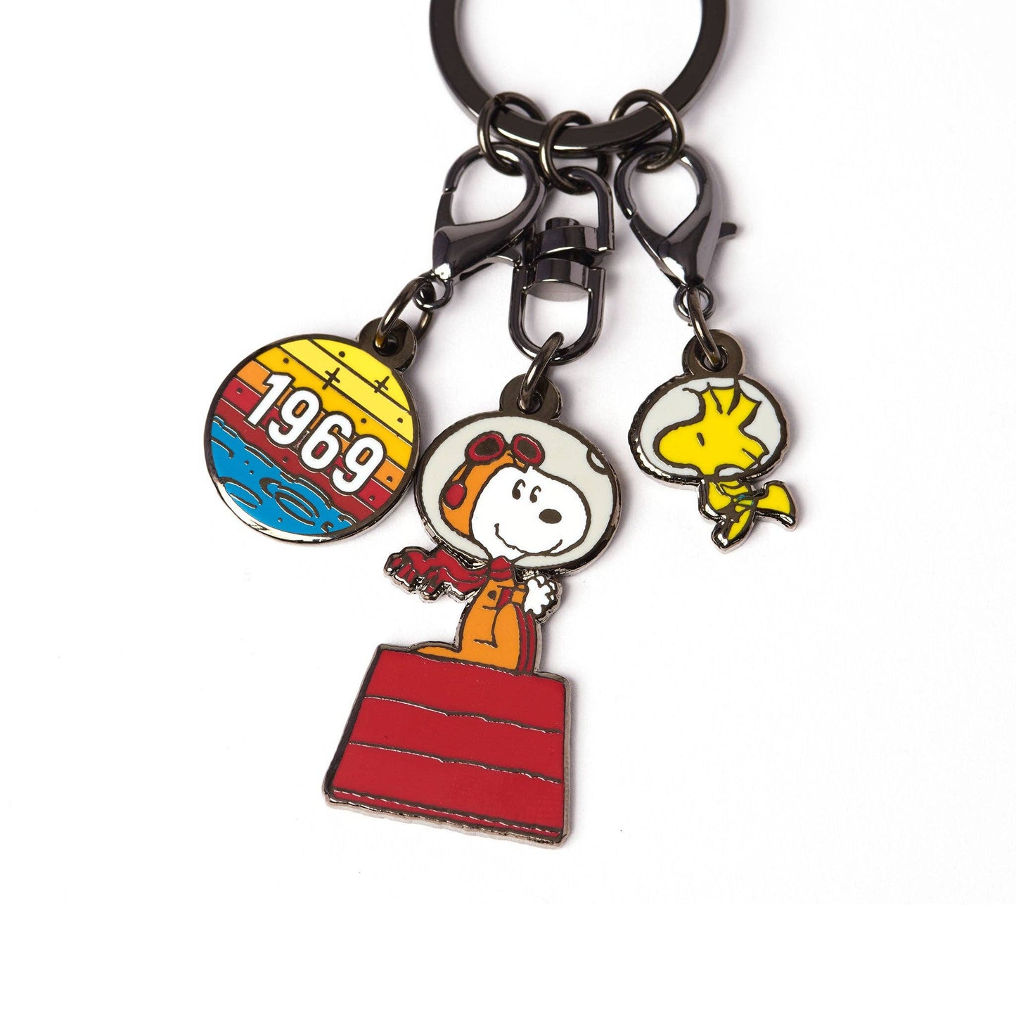 Snoopy & Woodstock Space Keyclip