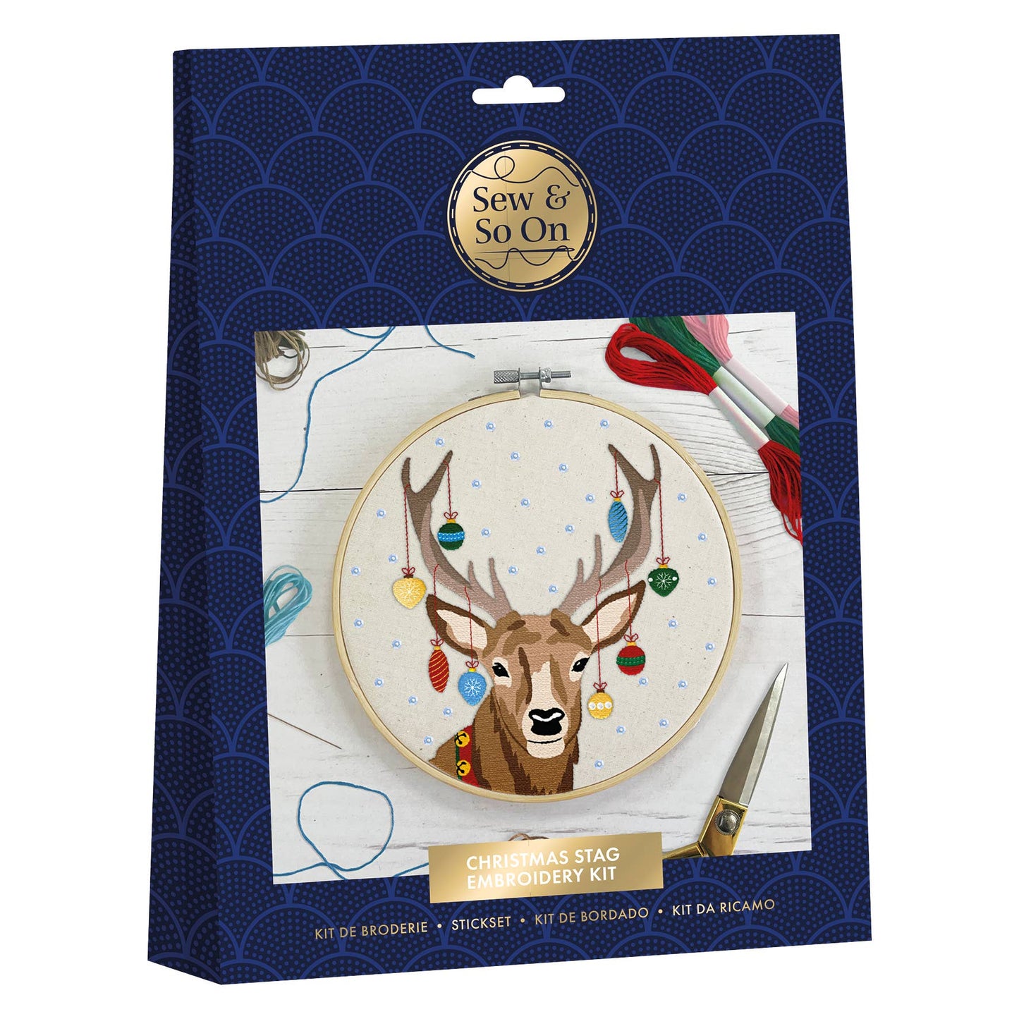 Sew & So On Embroidery Kit - Stag