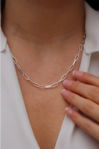 PAPER CLIP The Classic Paper clip Necklace - Front & Company: Gift Store