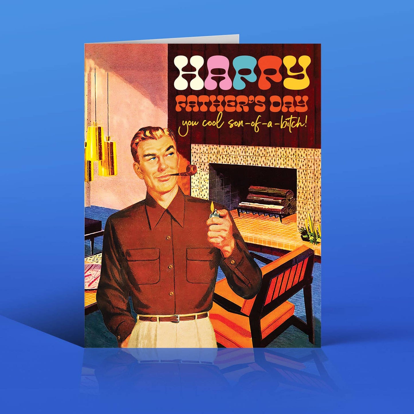 MIDCENTURY DAD father's day card