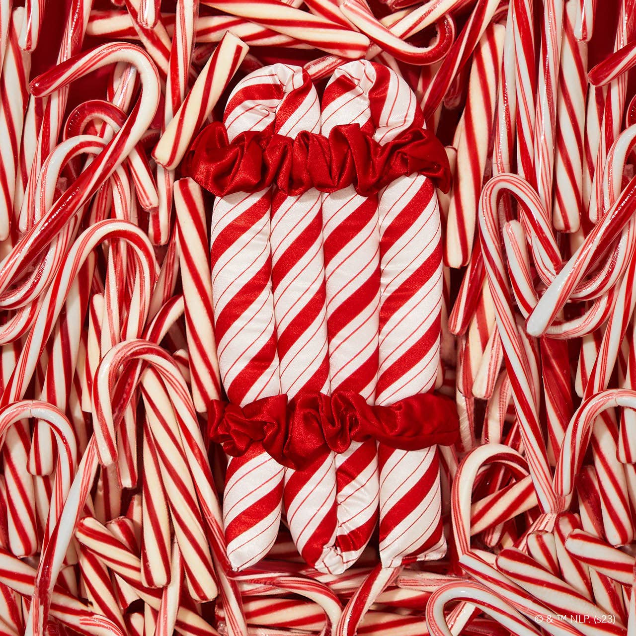 Elf x kitsch Satin Heatless Set- Candy Cane