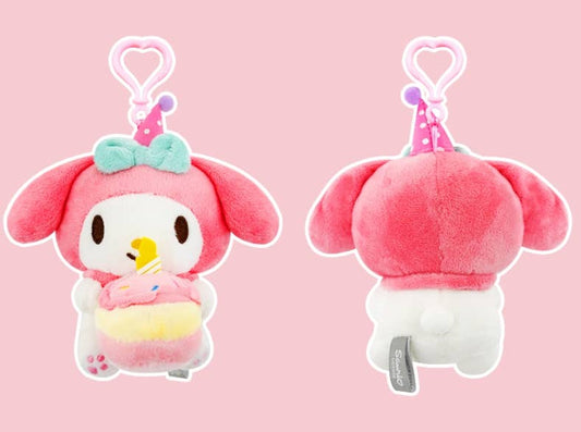 Limited ! Sanrio Party Celebrate Plush Keychain - 13cm