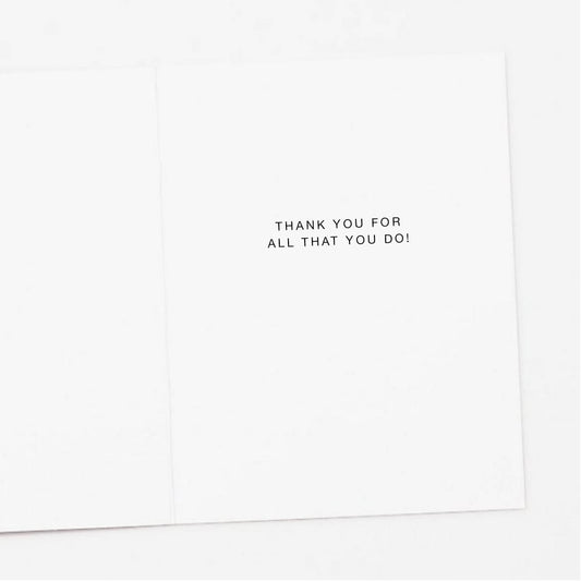 Truly Epic Teacher Thank You Card
