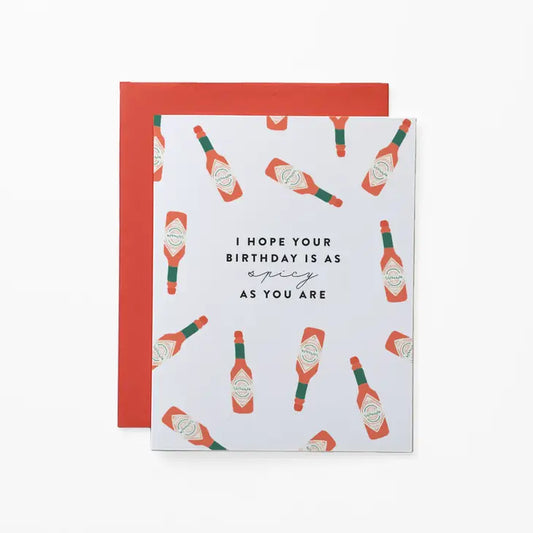 Spicy As You Birthday Card