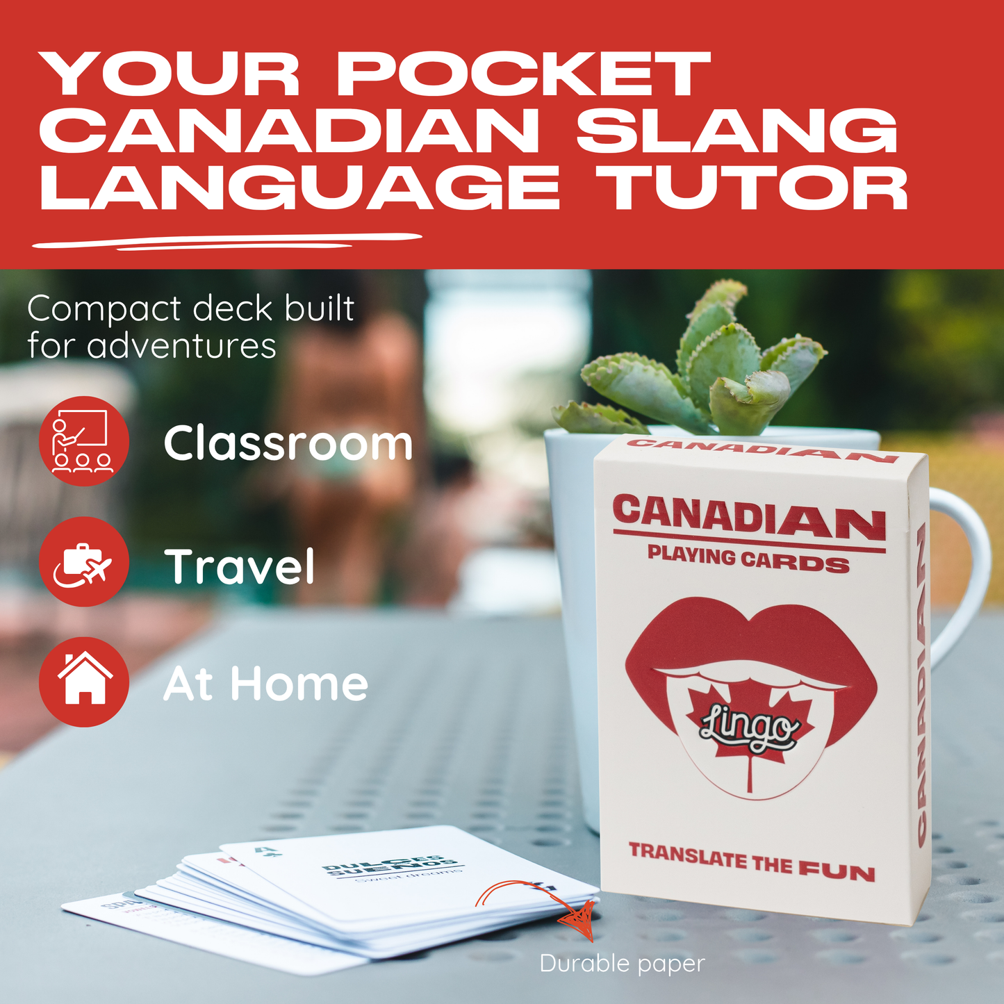 Canadian Lingo Playing Cards