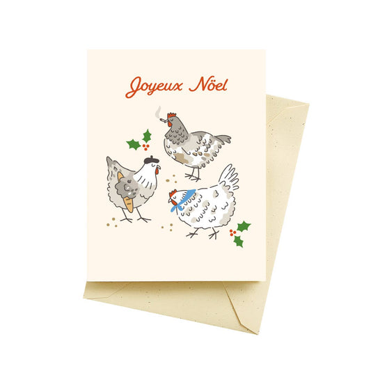 French Hens Holiday Cards