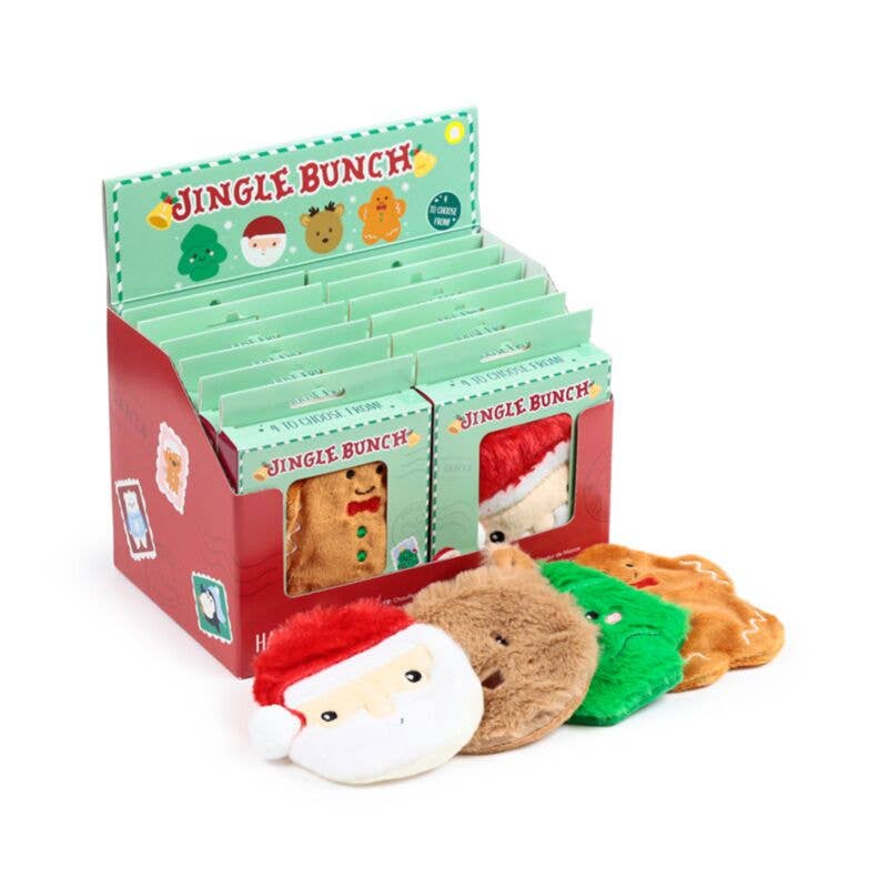 XWARM135:Christmas jingle bunch plush hand warmer