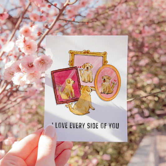 Love Every Side - Funny Valentines Day Card