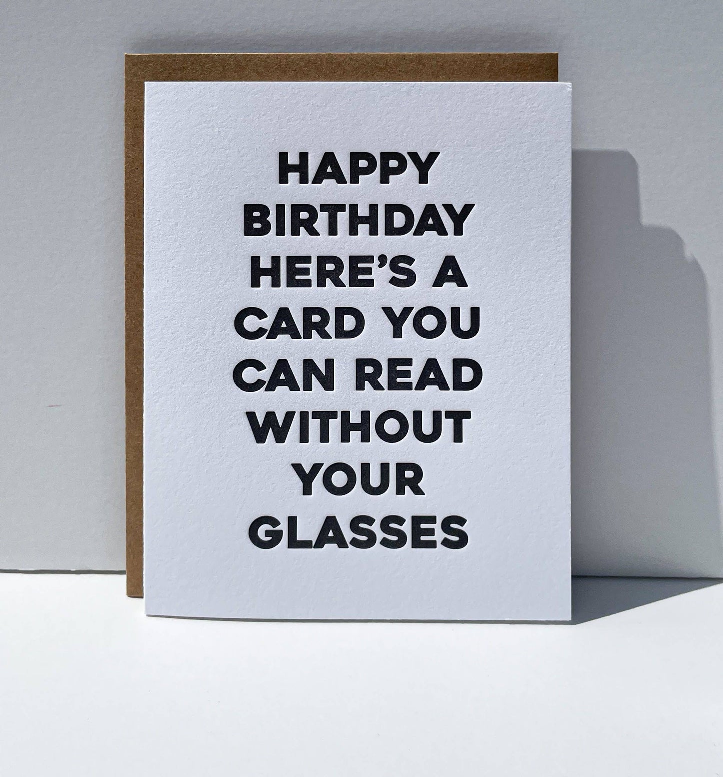 Glasses - Birthday Card