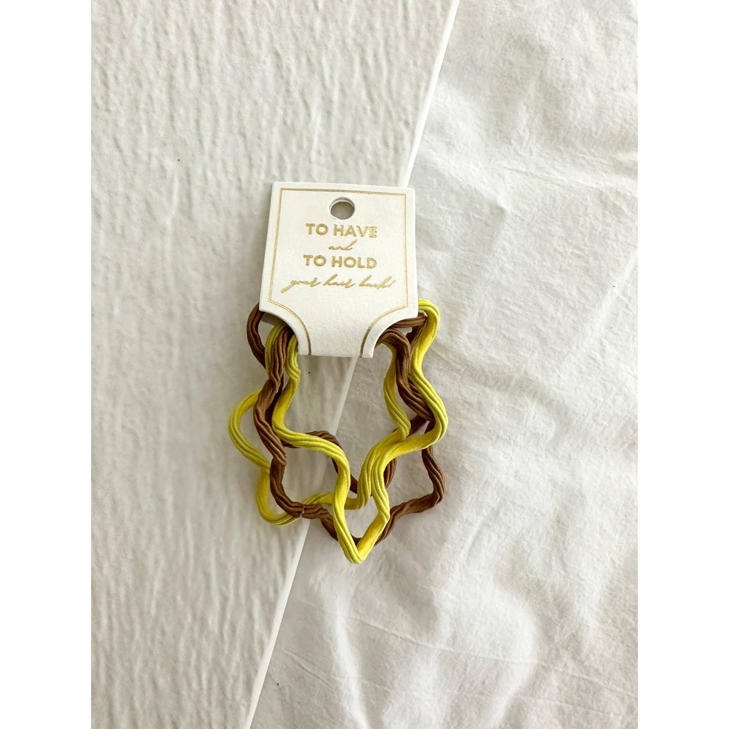 Assorted Thin Wavy Hair Ties - GORI