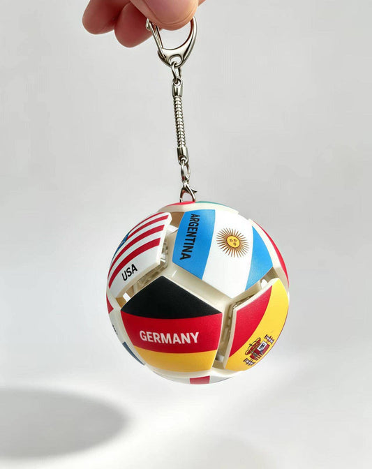 Fifa world cup soccer Keychain bag charm Fidget clicker Toy