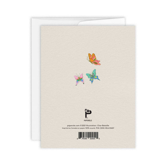 HELLO BABY - Greeting card