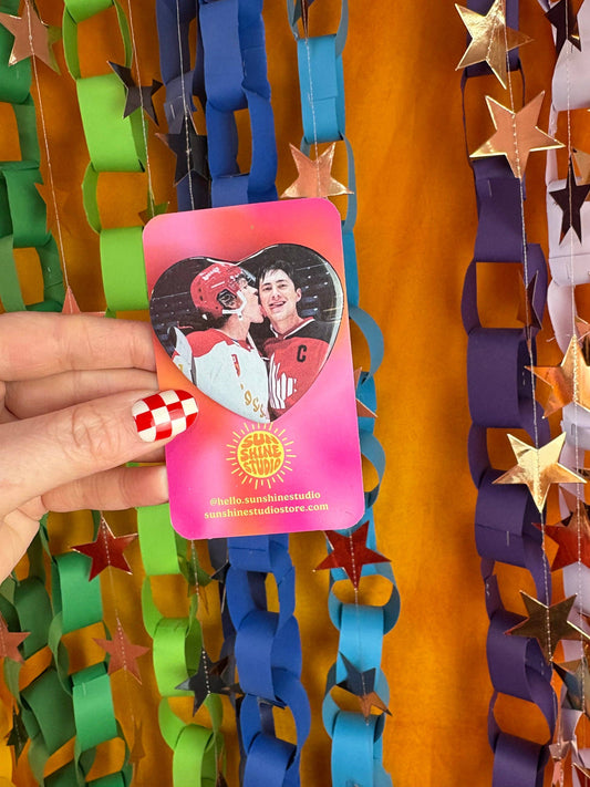 Ilya and Shane Tongue Heated Rivalry Pin