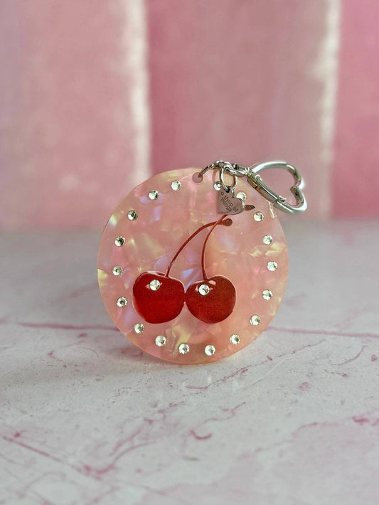 Maraschino Cherry Keychain
