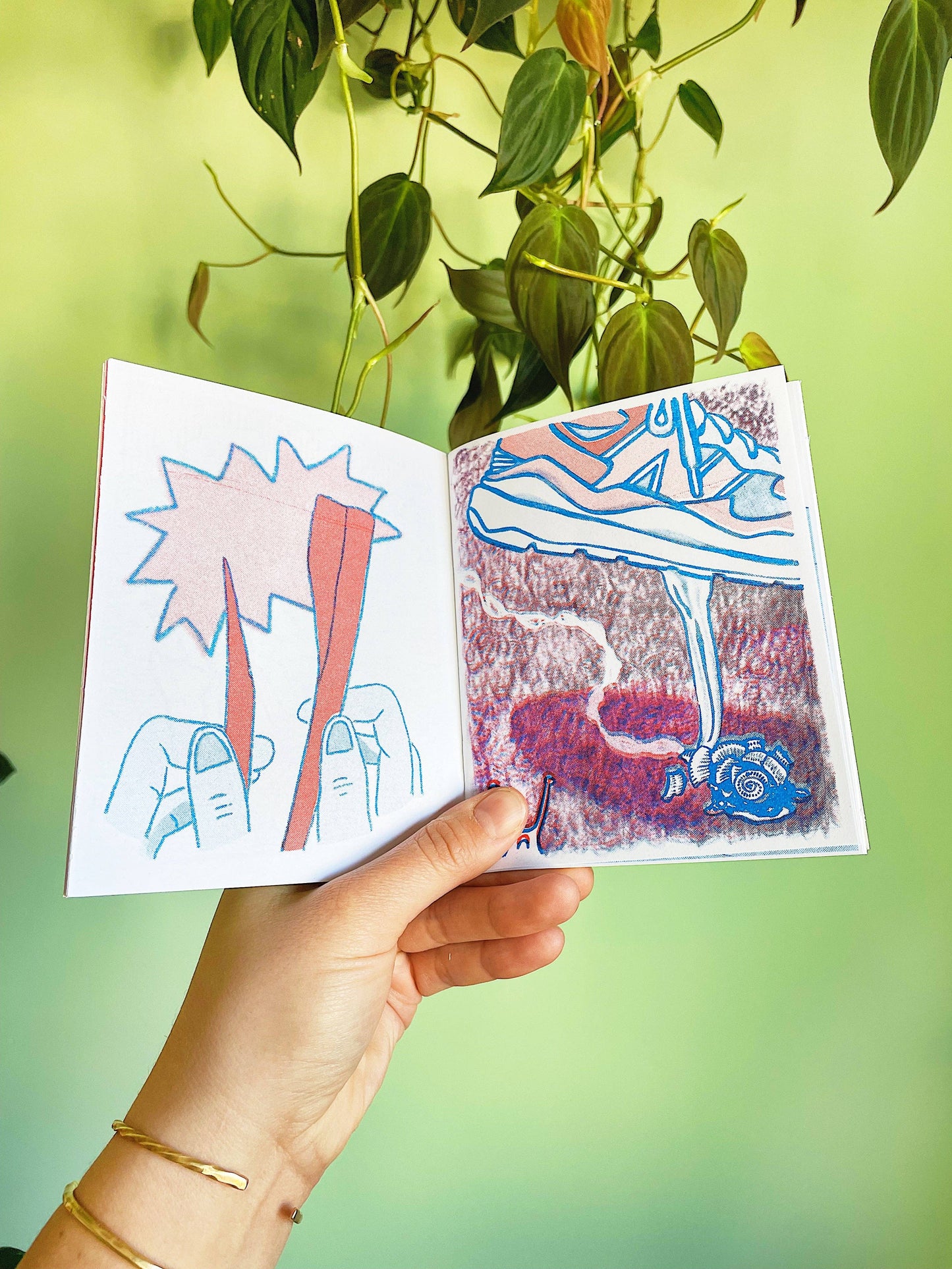 NOT STOKED AGAIN Risograph Zine