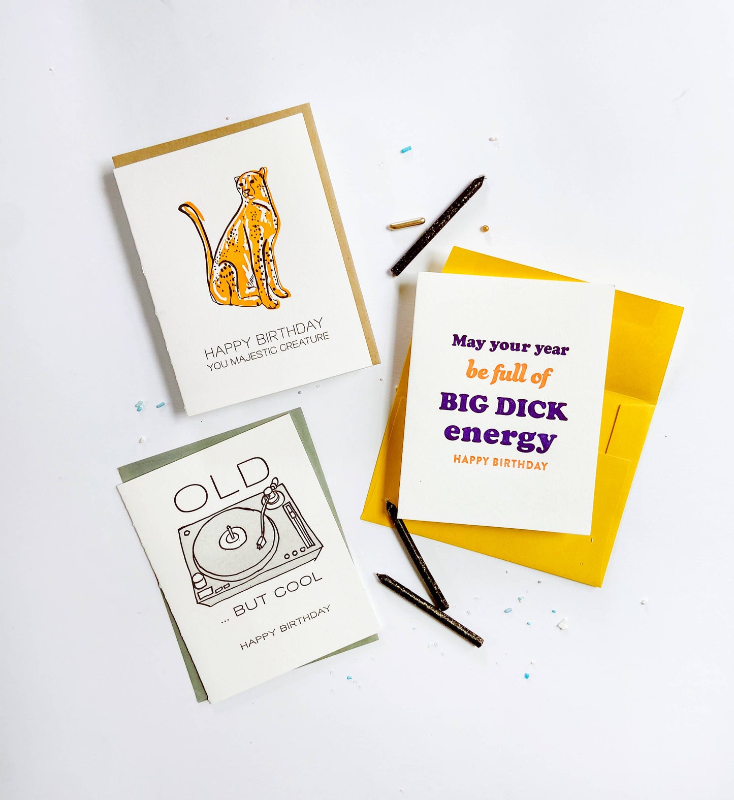 Big D Birthday - Letterpress Birthday Greeting Card