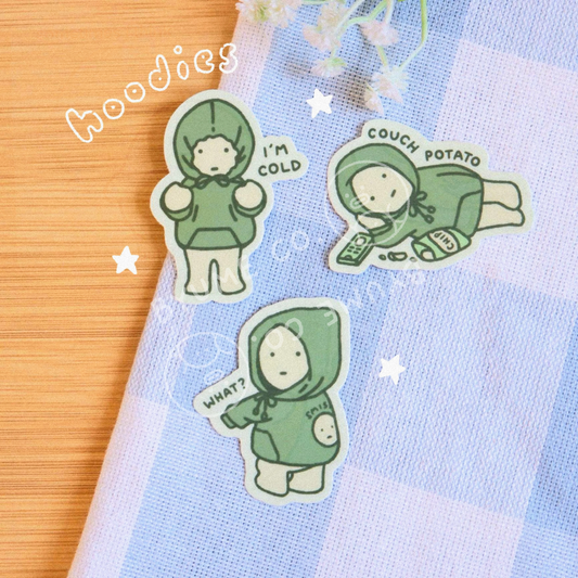Hoodie Guy Stickers