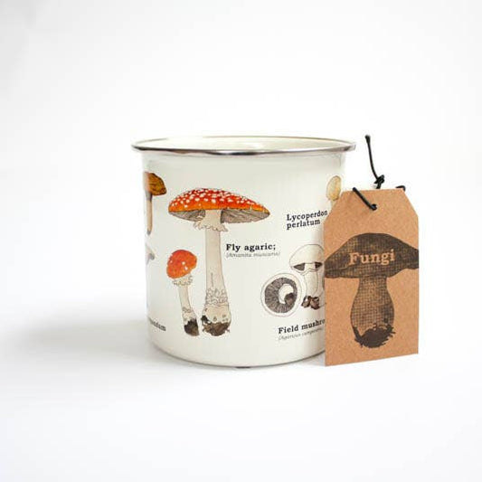 Enamel mug - Mushroom