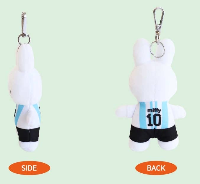 Miffy Soccer World Cup Limited Plush Bag Charm 13cm