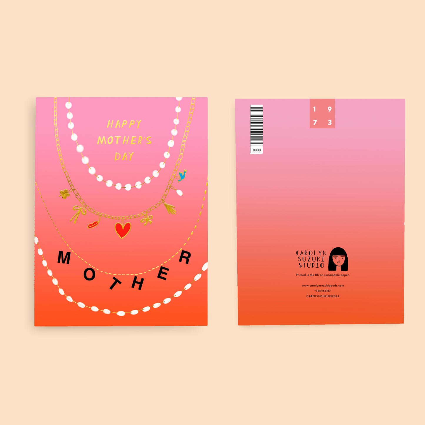 TRINKETS - Mothers Day Card