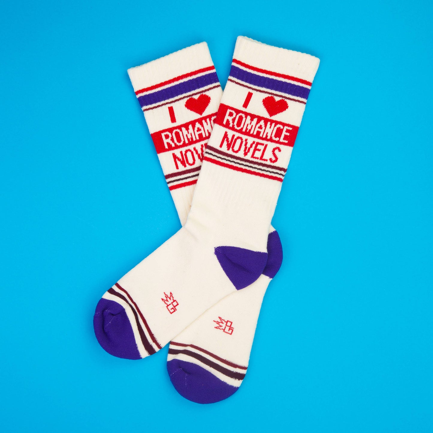Romance Novels Gym Crew Socks