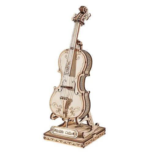 3D Wooden Puzzle Cello - Front & Company: Gift Store