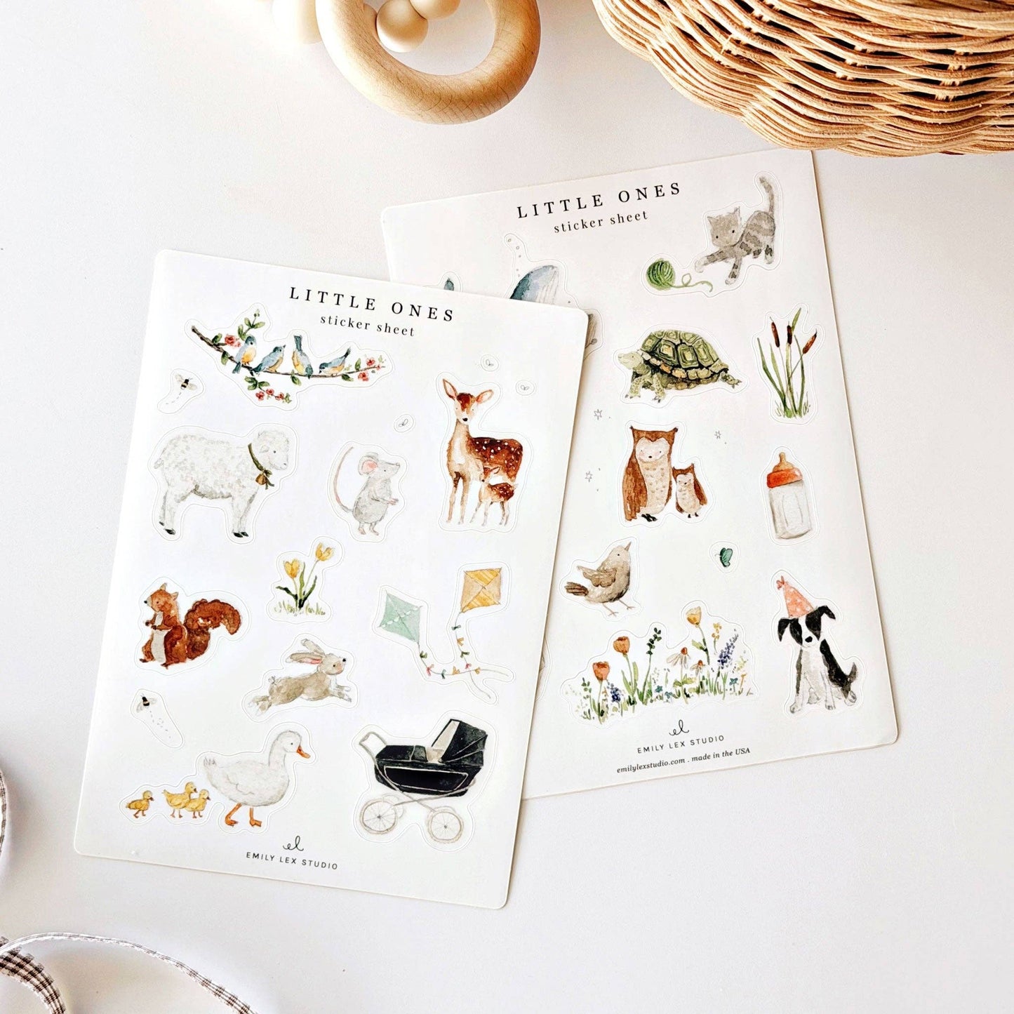 Little ones sticker sheets