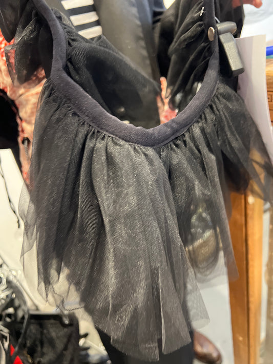 Tulle blk neck piece