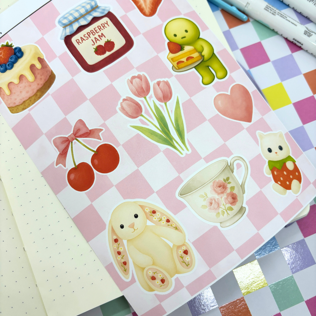 Sweet Treat| Journal| Sticker Sheet