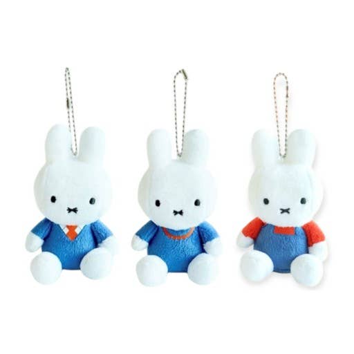 Limited Dress up Miffy Plush Bag Keychains