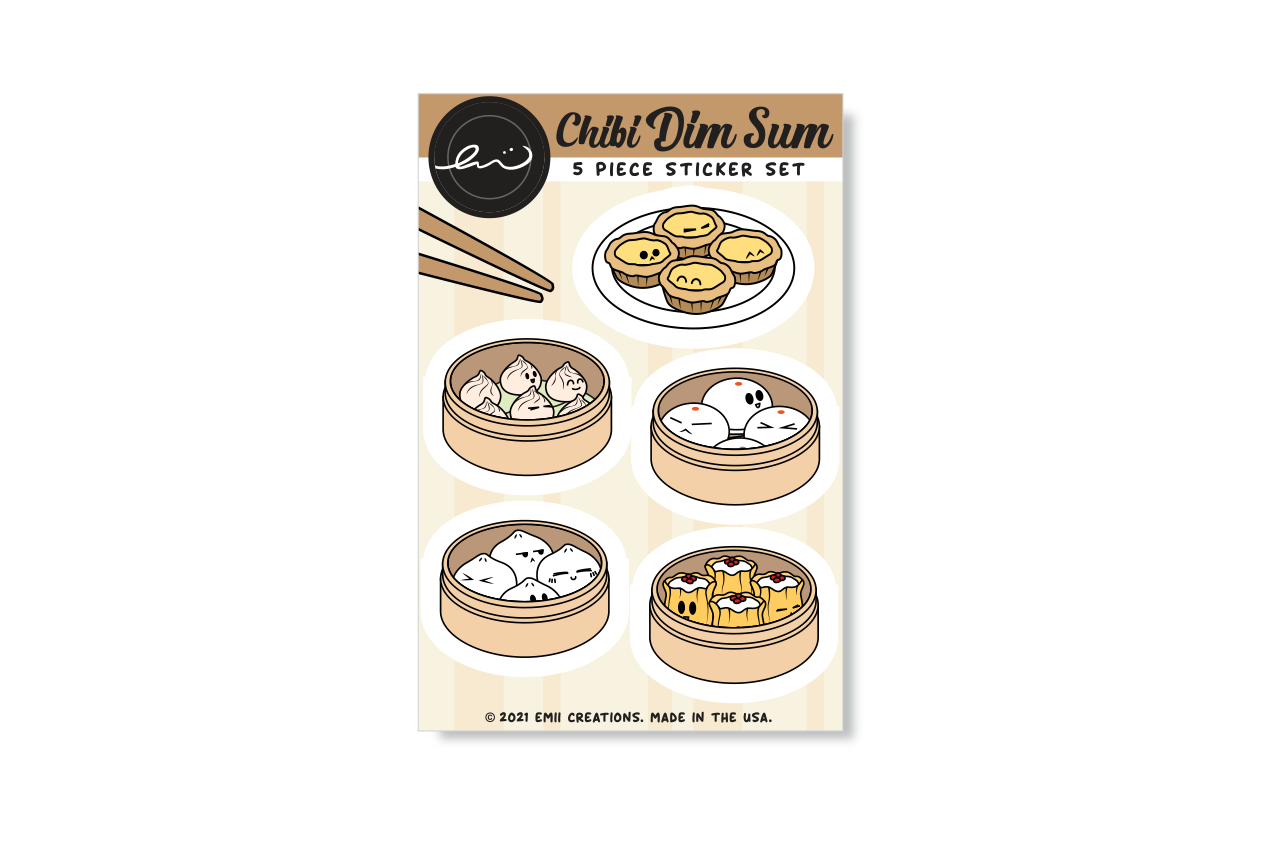 Dim Sum Sticker Sheet
