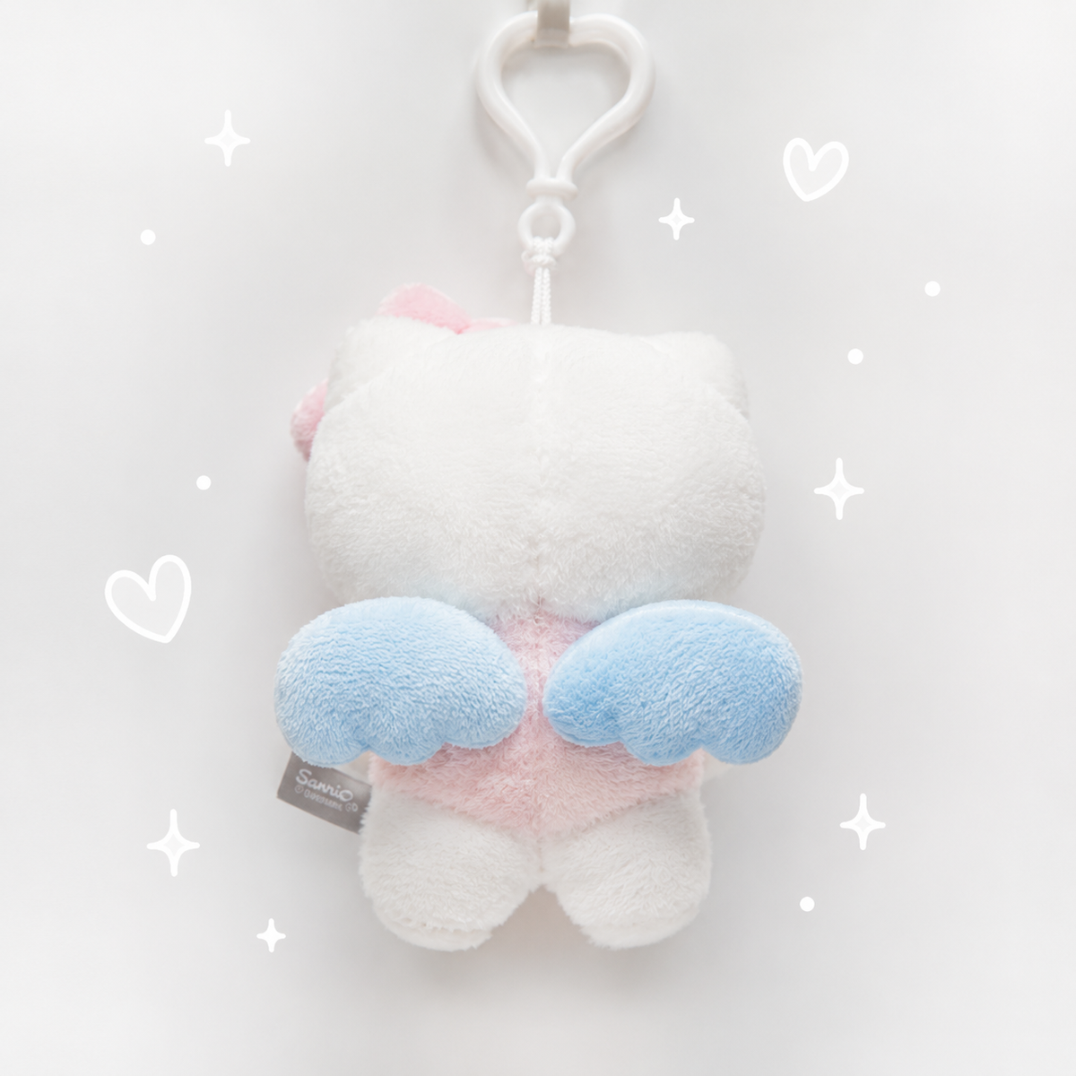 Limited! Sanrio Heart Angel Plush Keychain - 12cm