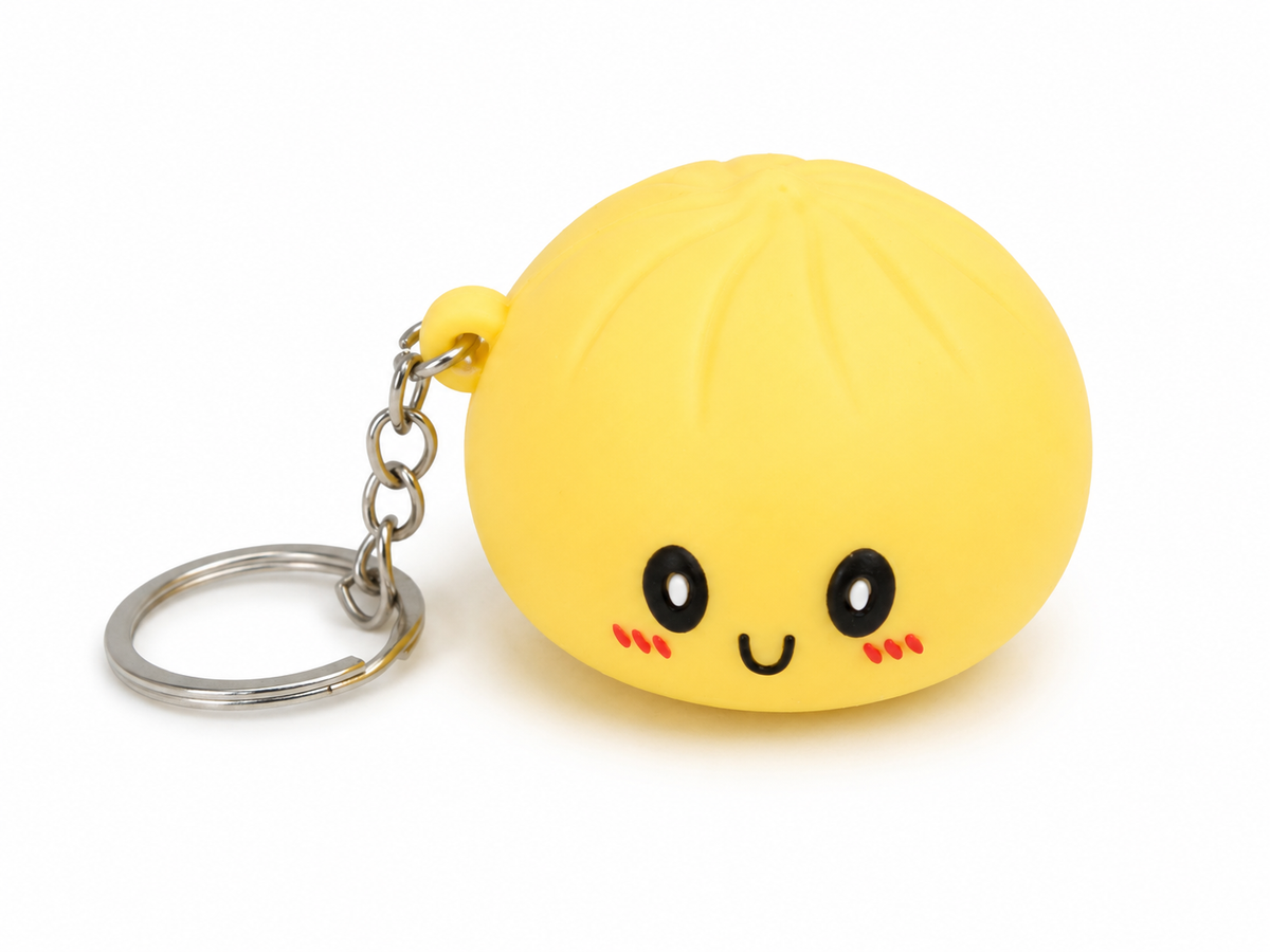 FEELZiES™ Light Up Dumpling Squishy™ | Keychain Sensory Bag Charm
