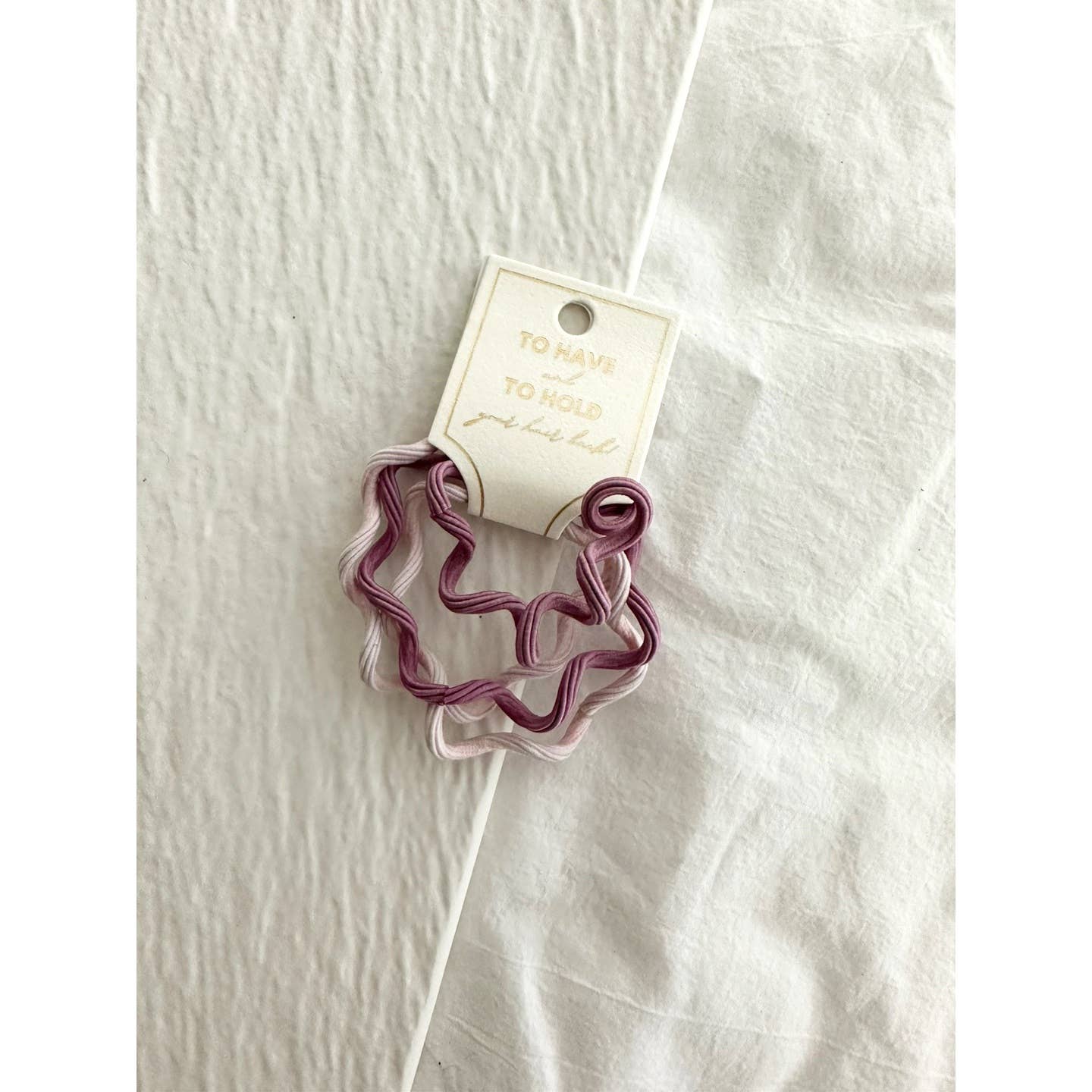 Assorted Thin Wavy Hair Ties - GORI