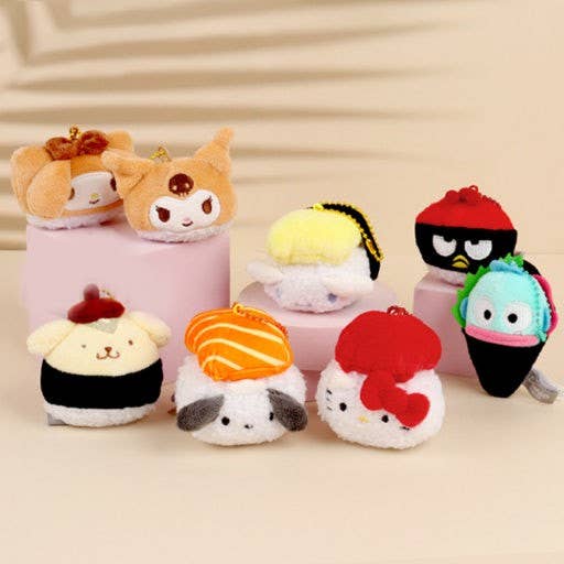 Limited! Sanrio Sushi Plush Keychain (5cm) Random