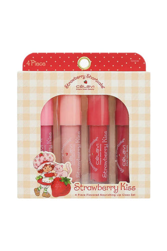 Strawberry Kiss Lip Gloss Set - Front & Company: Gift Store