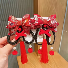 Load image into Gallery viewer, Chinese Style Hair Clips Red
