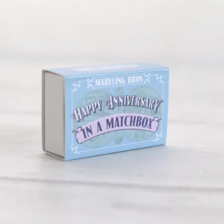 Happy Anniversary Pearls in A Matchbox