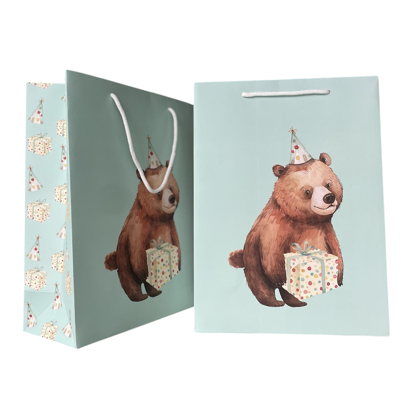 Birthday Bear, 13" x 9.5" Birthday Gift Bag