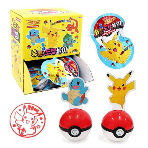 Pokemon Character Stamp Random Capsule Toy