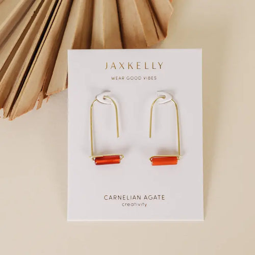 Drop - Carnelian Agate - Earring - Front & Company: Gift Store